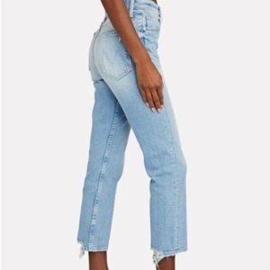 MOTHER The Tomcat High Rise Ankle Jeans, Size 26, Color Bless You